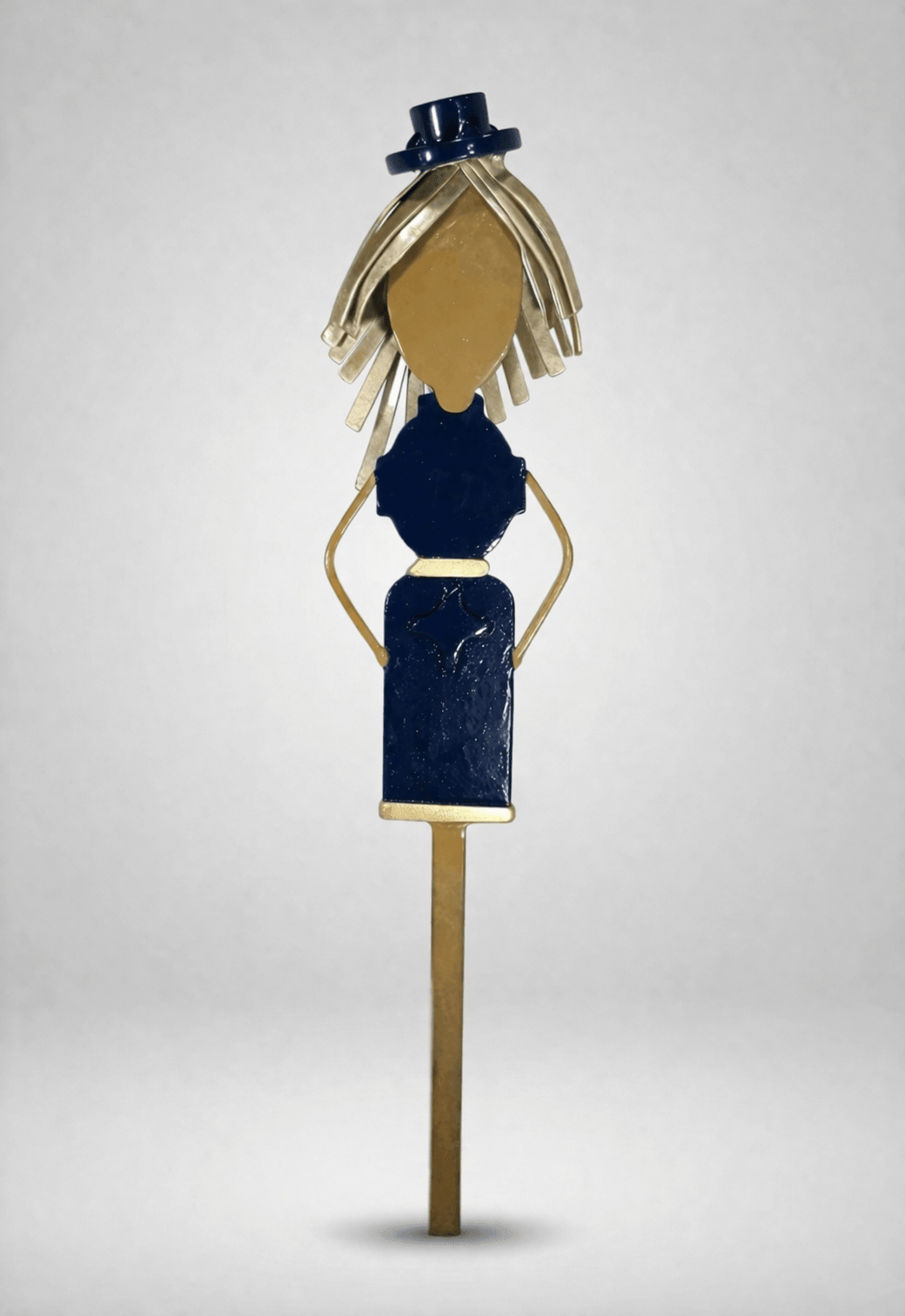 Structured contemporary sculpture Bella from The Sweet Sisters series, designed for urban and architectural settings