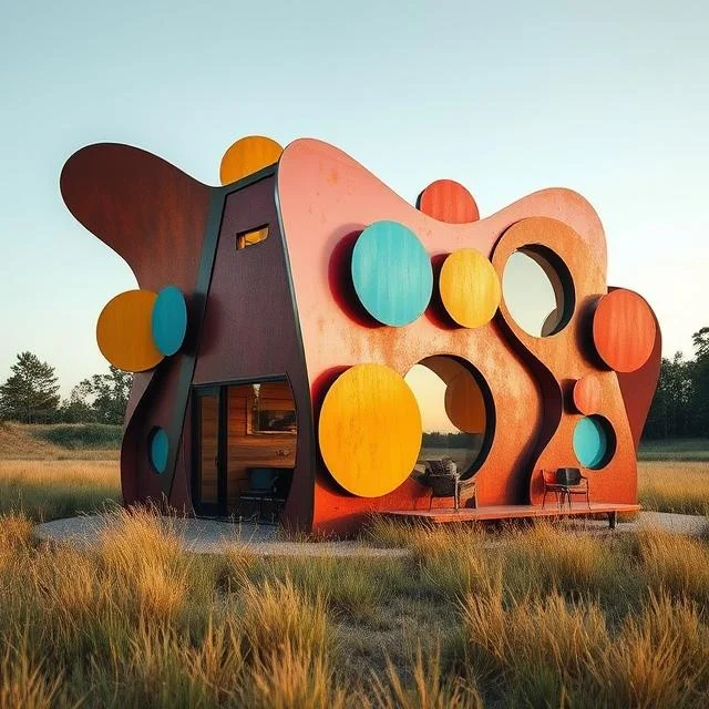 Immersive sculptural hospitality suite designed for luxury retreat development, experiential lodging, and destination-style guest environments.