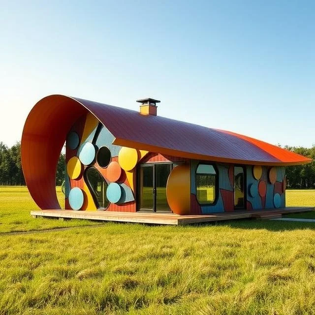 Curved luxury hospitality retreat suite designed for boutique resort accommodations, experiential guest stays, and destination travel environments.